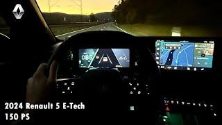 Ultimate Night POV Drive | 2024 Renault 5 E-Tech  | 150 PS | Country Road