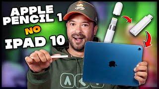 Como CONECTAR a APPLE PENCIL 1 no IPAD 10 do jeito CERTO?!  