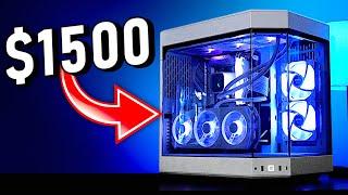 $1500 GAMING PC Build Time Lapse - AMD 7600x & RTX 4070 - HYTE Y60
