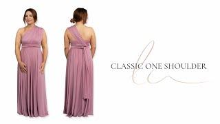 How to Style the Classic One Shoulder Multiway Bridesmaid Dress - Lá Closet Dé Chánel