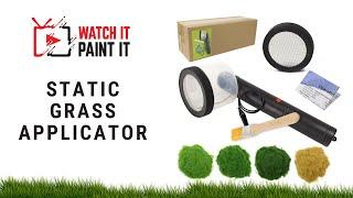 Static Grass Applicator - How to get your model grass to stand up or create your own grass tufts!