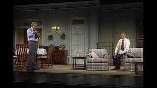 Tony Randall and Jack Klugman on stage in The Odd Couple - 1993