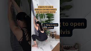 2 REBOZO Tips For An Easier Birth! #shorts