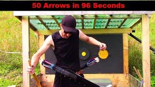 50 Arrows in 100 Seconds with Thumb Release