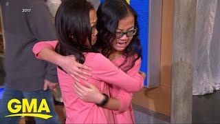 Twins who reunited on 'GMA' graduate high school
