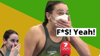 Kaylee Mckeown  Drops The F BOMB!! | Tokyo 2020