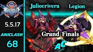 AniClash 68 - Juliocrivera (Nine) vs Legion (Izanami) Grand Finals Blazblue CF