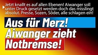 Rumms! Aus für Merz! Aiwanger zieht Notbremse!