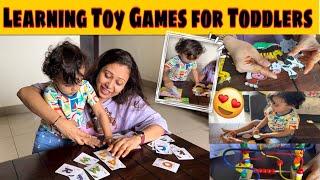 Learning Games for toddlers | Toy Games for Toddlers | The Brown Eyed