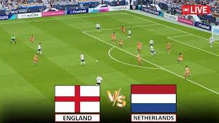 LIVE : ENGLAND vs NETHERLANDS I UEFA EURO 2024 SEMI FINAL MATCH I eFOOTBALL PES 21 GAMEPLAY MATCH