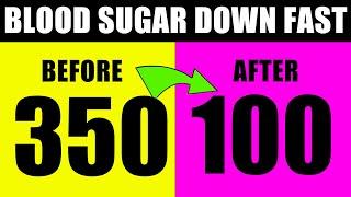 How to Lower Blood Sugars Immediately | The Ultimate Guide