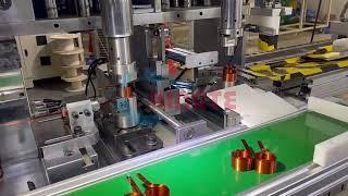 Xingte fully automatic dual circle flat wire winding machine XT-DMFV1