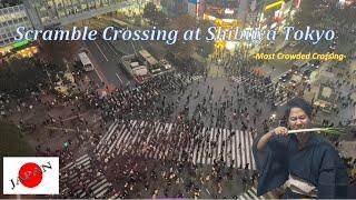 Shibuya scramble square, Tokyo, Japan -Most crowded scramble crossing-