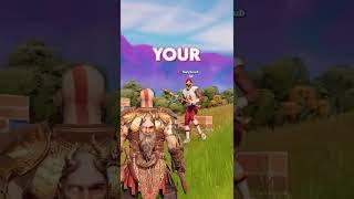 He Said WHAT To KRATOS  #shorts #gaming #fortnite