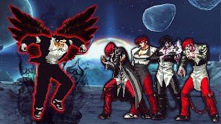 [KOF Mugen] Black Shadow Rugal Vs Orochi Iori Team