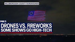 Fourth of July drone shows growing in popularity