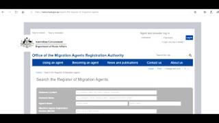 How to find a registerd Migration Agent (Mara) for Australia