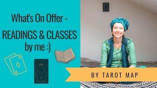 What's on Tarot Map? Readings and classes by me :)  #tarotmap #astrologyreadings #tarotreadings