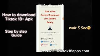 How to Downlaod Tiktok 18 + apk | Tiktok18apps