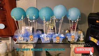 Dollar Tree DIY Baby Shower Decor | DIY Boy Baby Shower Centerpiece | dollar tree diy 2020