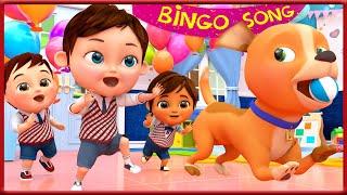 BINGO! | 2 HOUR Banana Cartoon Preschool - ASL Nursery Rhymes