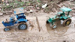 mini tractor khet Ko Kiya levelpihu ki kids khilona. diy tractor