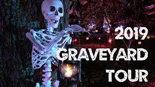 Halloween 2019 Graveyard Tour - Monster Tutorials Cemetery Tour