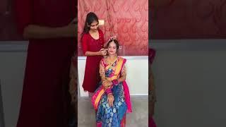 WAIT for LOOK️ #bride #bridalmakeup #shorts #saree #subscribe #makeup #makeupartist