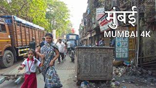 The REAL Mumbai  - Walking Tour INDIA 4K (UHD)