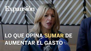 Yolanda Díaz: "Ha sido un error que Europa no haya tenido una política de defensa propia"