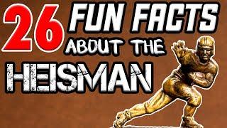 26 things you DIDN'T KNOW about the Heisman trophy