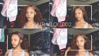 HAIR VLOG 002: Unice Hair | dark auburn 13x4 lace front wig