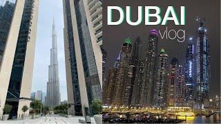 Dubai Silent Vlog | Downtown, Dubai Mall, Dubai Marina cruise | Unated Arab Emirates