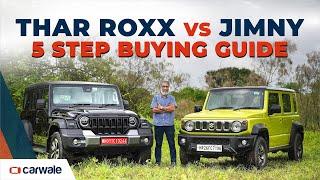 Mahindra Thar Roxx 4x4 vs Maruti Jimny 4x4 | Don't get it Wrong