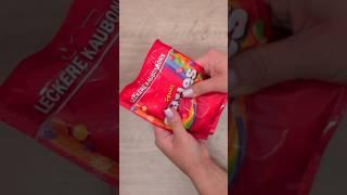 Filling platter with red #sweets #candy #reversed #shorts #asmr