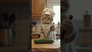 Cat and Cucumber - Kedi ve Salatalık #ai #artificialintelligence #aiart