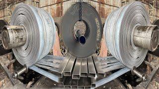 Incredible Transformation of High Strength Steel Sheets into High Quality Square Pipes