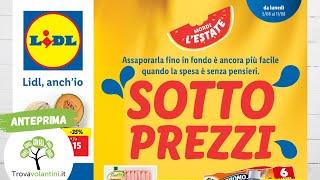 VOLANTINO LIDL dal 5 al 11 agosto 2024 #volantino