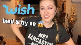 WISH CLOTHING TRY ON  HAUL AND UNBOXING/ EVERYTHING IS UNDER $5 WOW