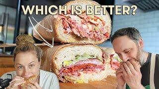 Viral Chopped Italian Sandwich Vs. Classic
