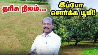 AMAZING : அப்போ தரிசு நிலம் இப்போ சொர்க்க பூமி  | சாதித்துக்காட்டிய முன்னாள் வேளாண் அலுவலர்