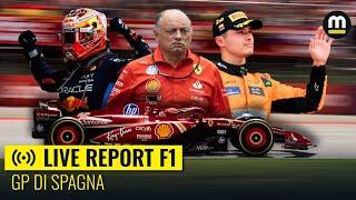 LIVE REPORT F1: GP di SPAGNA tra SCINTILLE e AMAREZZA