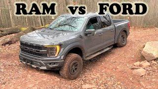 Raptor vs TRX Tremor vs Power Wagon Rebel 2021 Compilation Ditch Crossing 4x4 Off-Roading