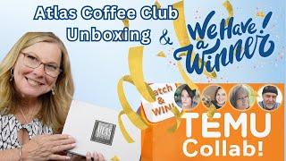 Atlas Coffee Club Unboxing and Winner Announcement for the Temu Favorites Things Collaboration