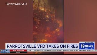 Parrotsville VFD takes on fires