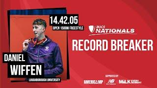 Daniel Wiffen Breaks 1500m Freestyle BUCS Record