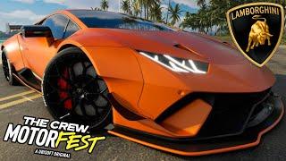 Using the LAMBORGHINI HURACAN PERFORMANTE in the Grand Race **INSANE** - The Crew Motorfest