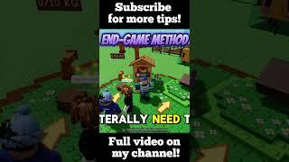 INSANE INFINITE HONEY METHOD!!!! #roblox #fyp #growagarden #tips #method