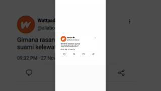 Waduh bangett gak si #wattpadstory #rekomendasiwattpad #wattpad
