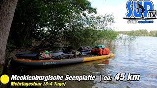 Mehrtägige SUP-Tour für Anfänger auf der Mecklenburgischen Seenplatte (ca. 45 km) | SUPventure